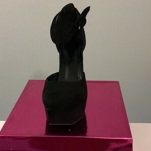 KAYLEEN By Los Angeles Black Platform Shoes